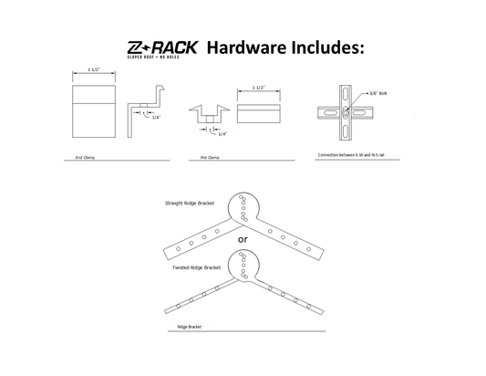 Z-RACK Hardware - Price per Module