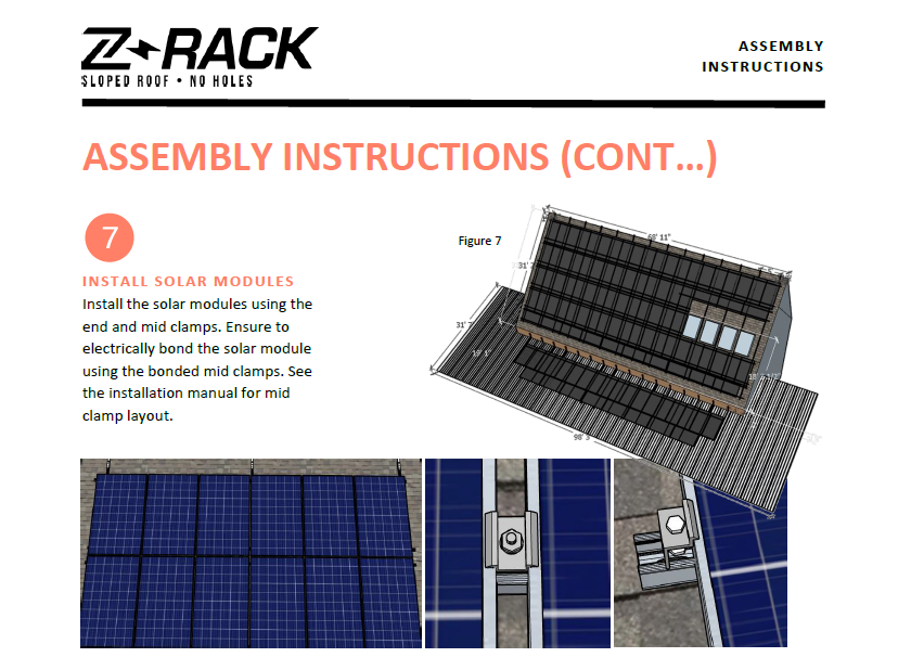 Configure Z-RACK Sloped Roof System