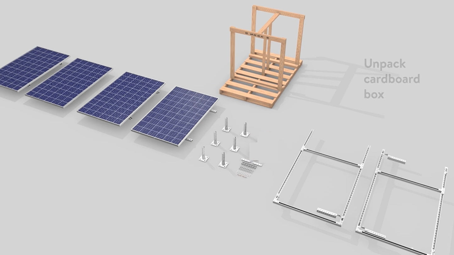 Off-Grid Standalone – 1.3 kW Solar PV System; 1.5 kW Inverter