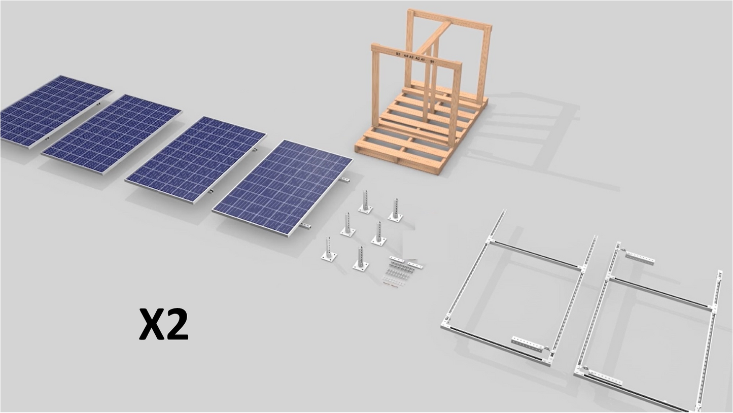 Grid Tied – 2.7 kW, Modular On-Grid Plug & Play Solar System